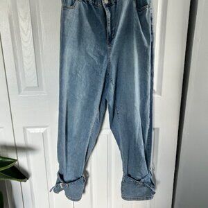 Fashion to Figure Ankle Buckle Balloon Fit Jeans Plus Size 18 (ALMOST BRAND NEW)